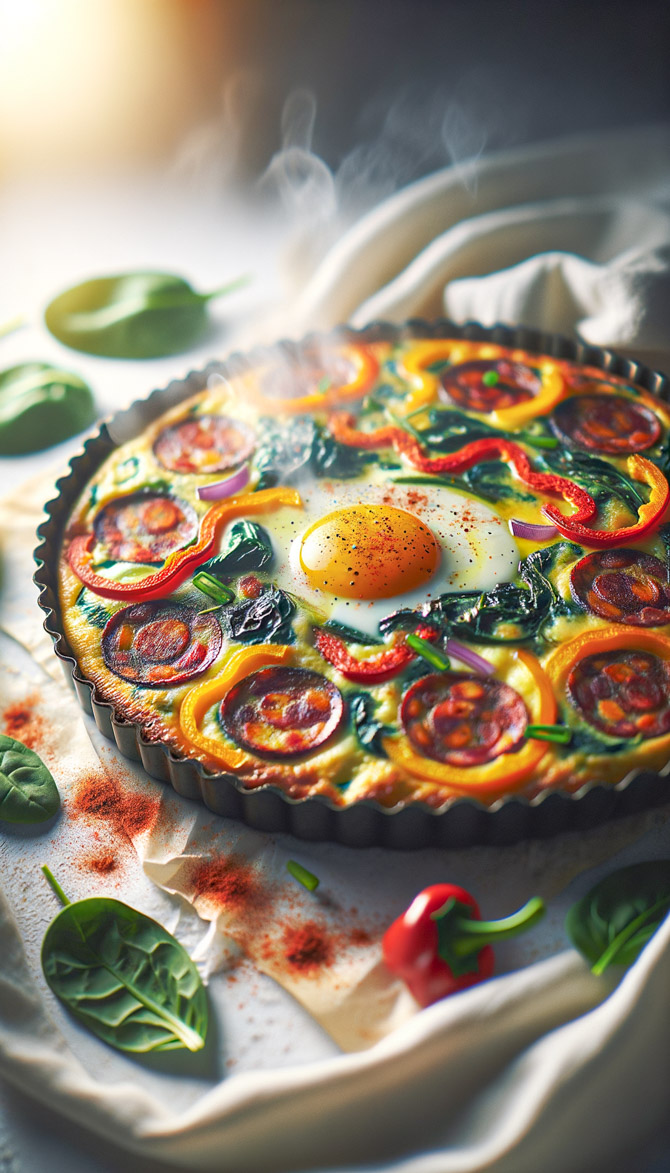 Recipe picture of African-Spanish Sunrise Frittata