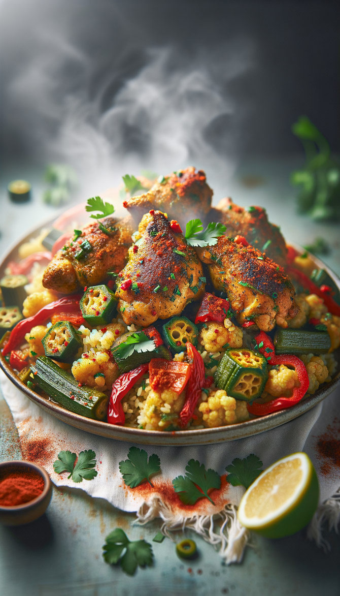 Recipe picture of Arabic-Creole Keto Twist