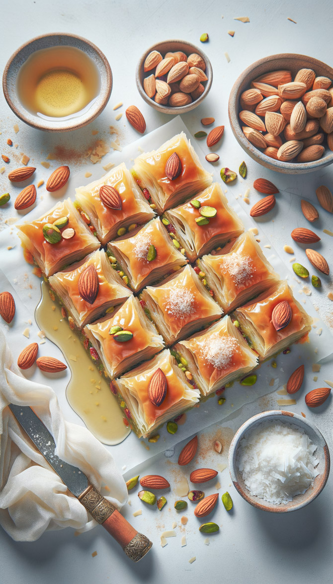 Recipe picture of Arabic-Polynesian Coconut Baklava
