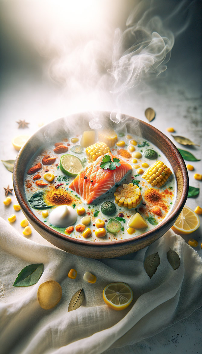 Recipe picture of Bangla-Californian Coastal Chowder