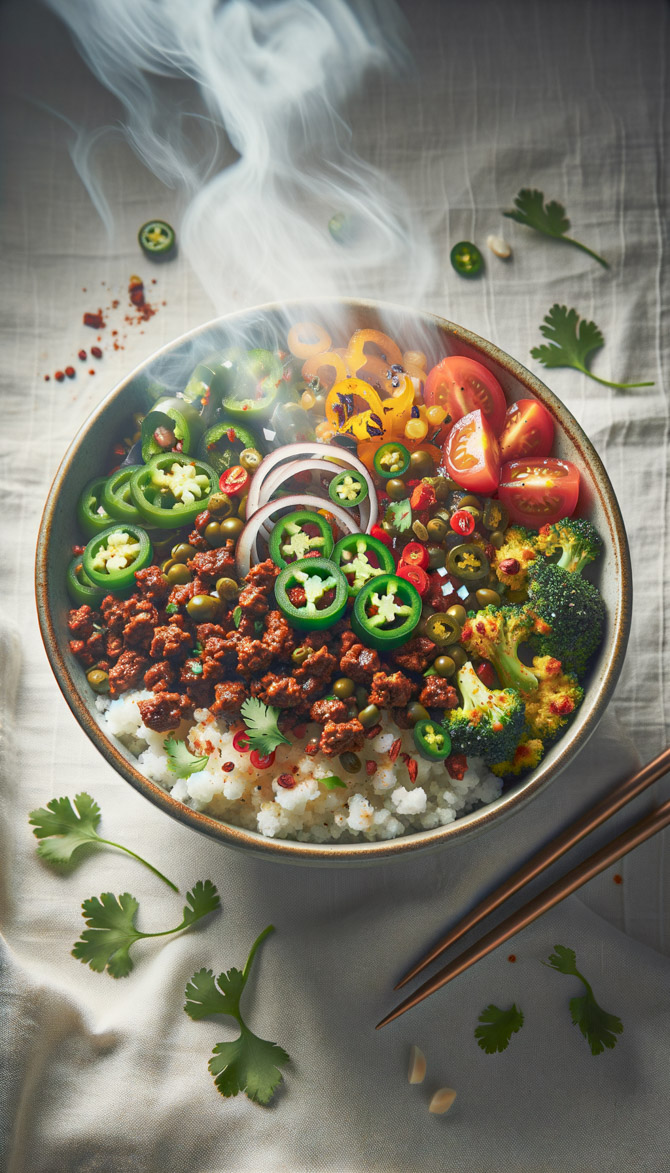 Recipe picture of Bangla-Mex Fusion Paleo Bowl