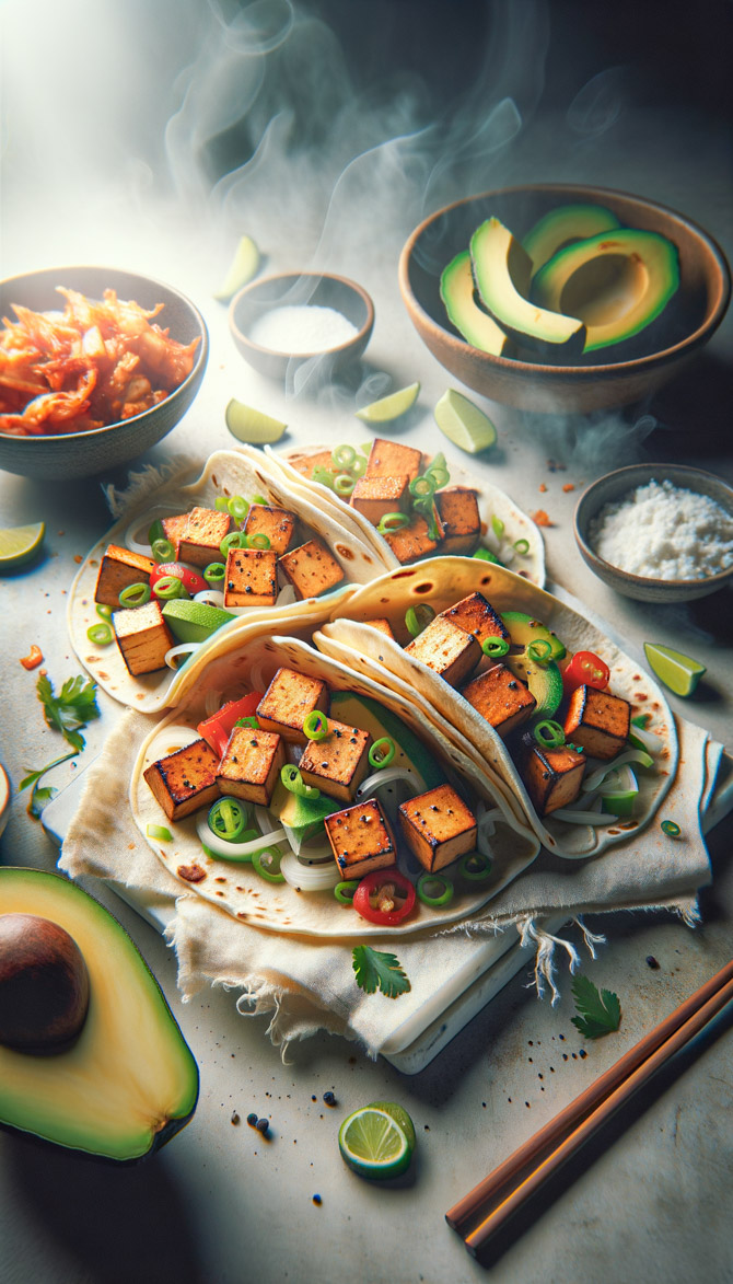 Recipe picture of Korean BBQ Tofu Tacos