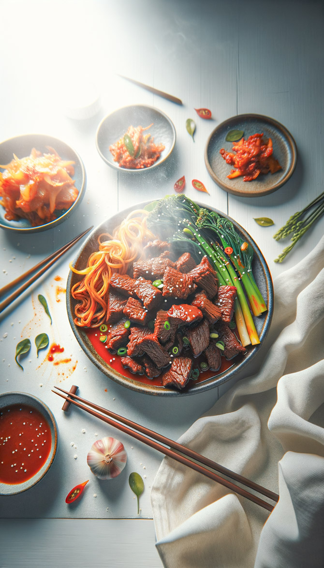 Recipe picture of Korean-Indonesian Rendang Bulgogi