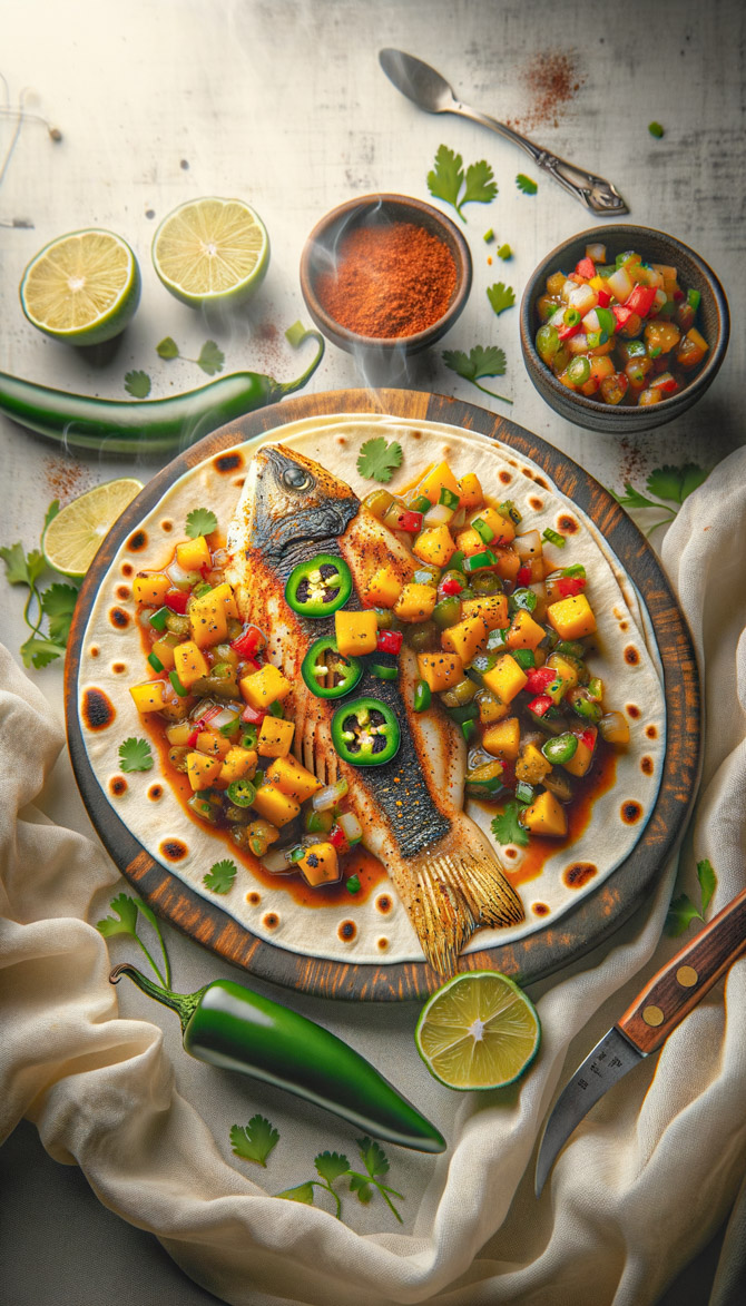 Recipe picture of MexiPakistani Pescatarian Fusion Delight