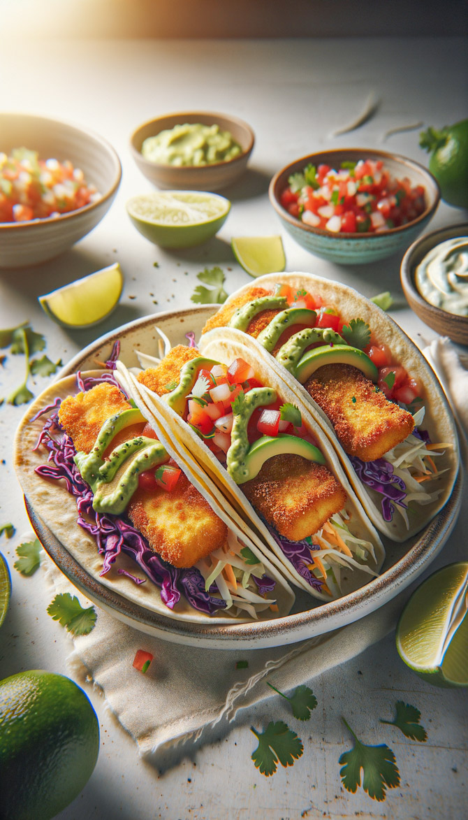 Recipe picture of Tex-Mex Schnitzel Tacos
