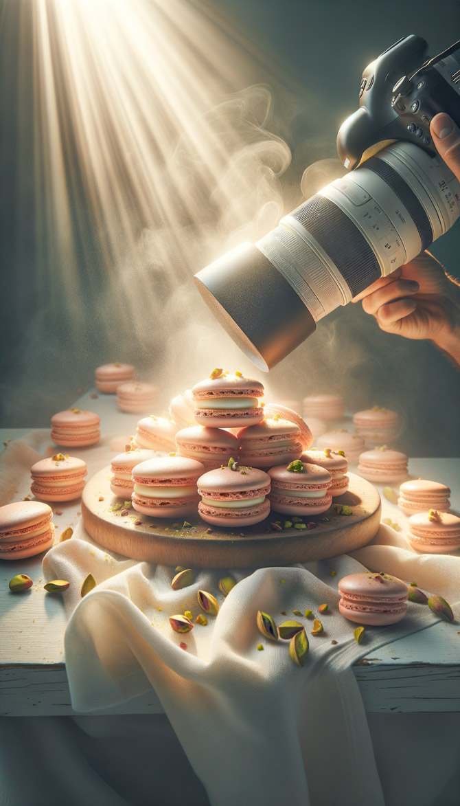 Recipe picture of Turkish Delight Macarons